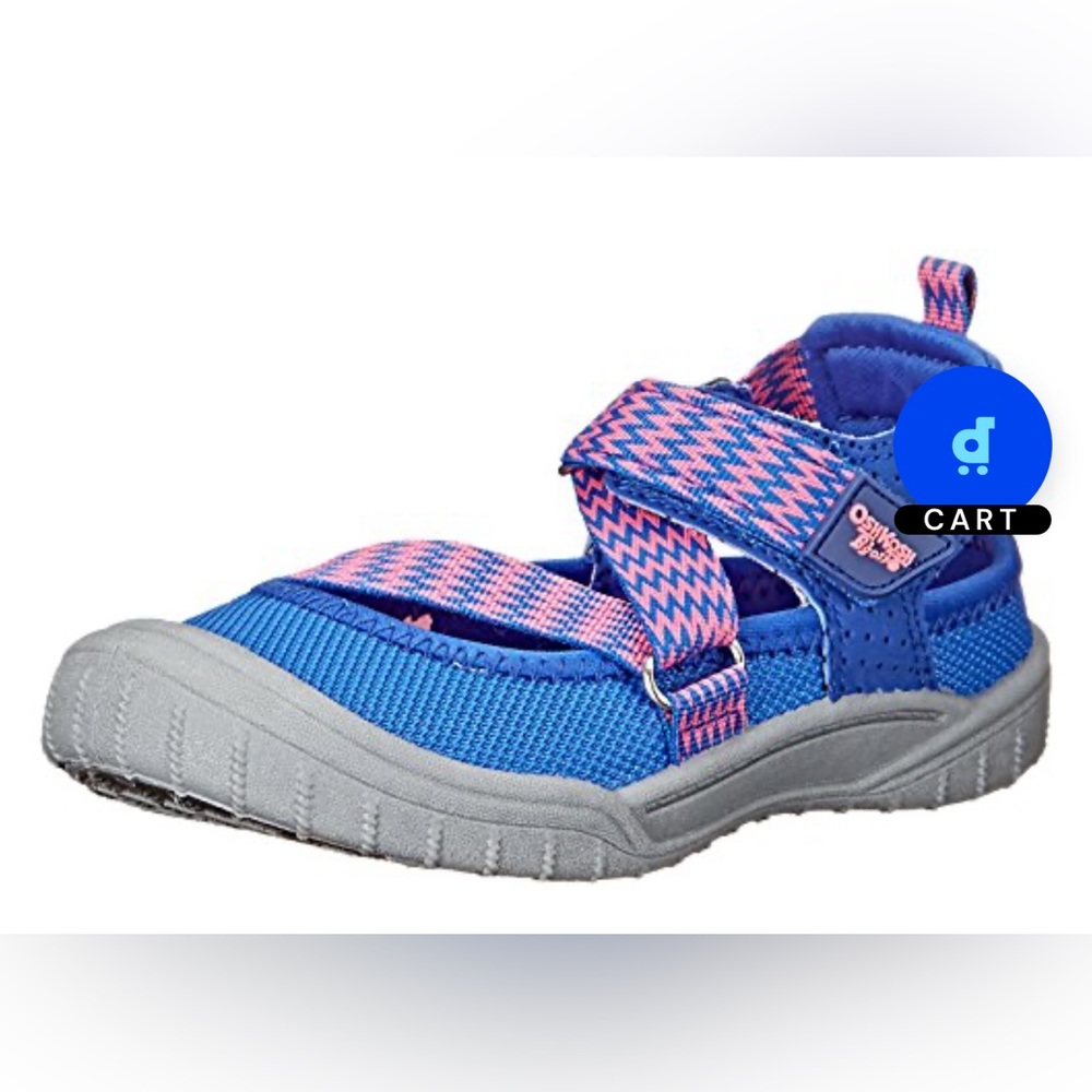 OshKosh B'gosh Kids Vibrant Blue and Pink Sandals